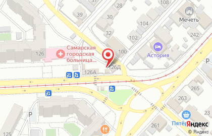 Автостоянка в Самаре на карте