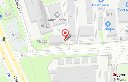 Теплоснабжающая компания Мосэнерго на Нагорном шоссе на карте