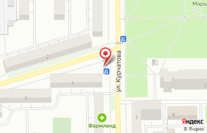 Продуктовый магазин Курчатовский на карте