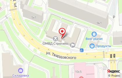 Отдел по вопросам миграции в Северо-Западном административном округе Главное управление МВД России по г. Москве в Москве на карте