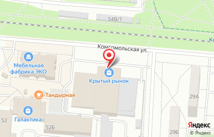 Торговый центр Крытый рынок на карте