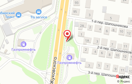 Беркут на улице Жуковского на карте