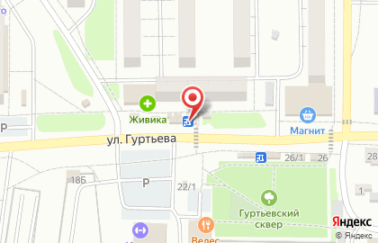 Киоск по продаже рыбы в Ленинском районе на карте