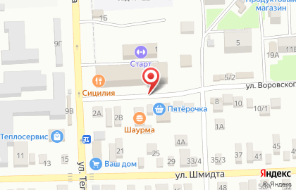 Шаурма в Ростове-на-Дону на карте