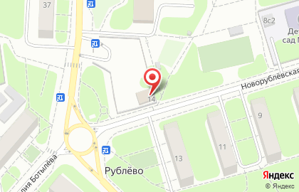 Автобусная станция Рублево на карте