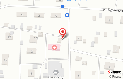 Ольховский фельдшерско-акушерский пункт на Беговой улице на карте