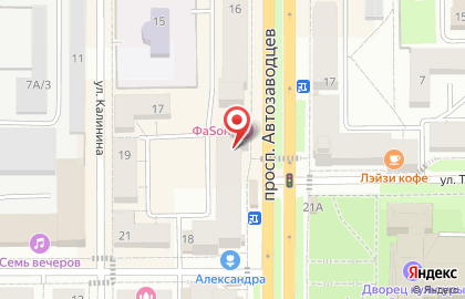 Аптека Ангара на проспекте Автозаводцев на карте