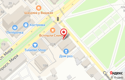 PARRA на Сенной улице на карте