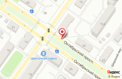 Городская детская поликлиника №1 на Октябрьском проспекте на карте