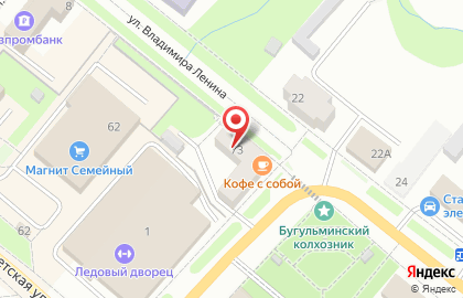 Едим дома на улице Владимира Ленина на карте