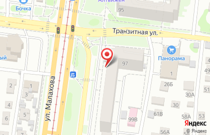 Аврора в Барнауле на карте