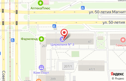Мужская парикмахерская Цирюльня №3 в Орджоникидзевском районе на карте