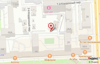 Автостоянка в Челябинске на карте
