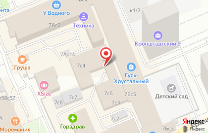 Центральная автошкола Москвы на карте