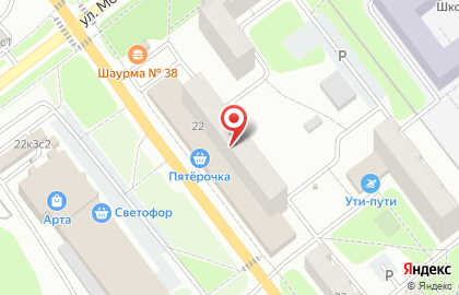 АТАК на улице Бирюзова на карте
