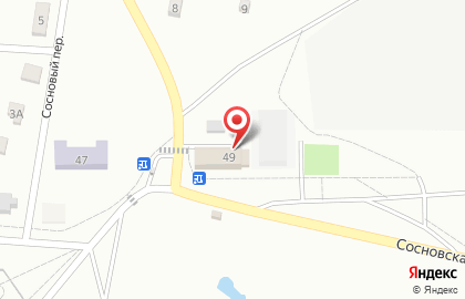 Продовольственный магазин Сосновский на карте