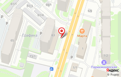 Торговая компания ЭТМ на улице Пушкина на карте