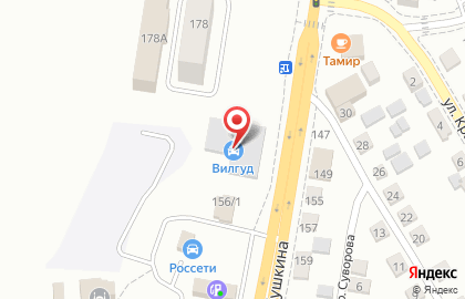 Автосервис Вилгуд на улице Бабушкина на карте