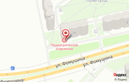 КО Детская городская больница в Ленинском районе на карте