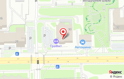 Фитнес-клуб ГраФит на Октябрьском проспекте на карте