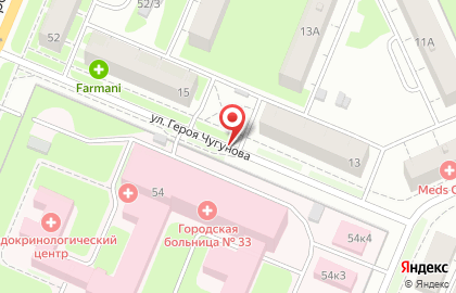 Нижегородский областной центр крови им. Н.Я. Климовой на проспекте Ленина на карте