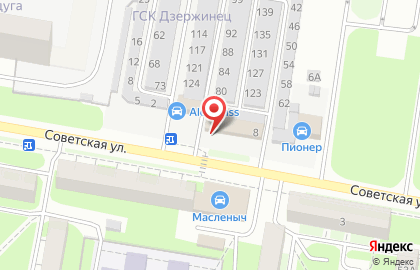 Торгово-сервисный центр Kolobox на Советской улице на карте