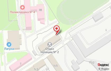 Отдел полиции №2 Управление МВД России по г. Вологде на карте