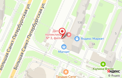Магазин Лавка Кулика на Большой Санкт-Петербургской улице на карте
