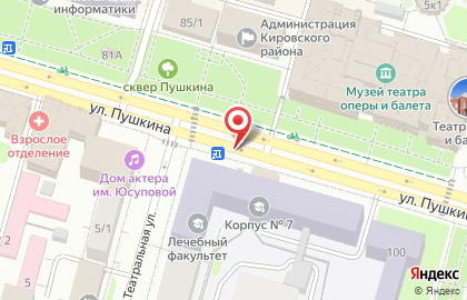 Удобные деньги на улице Пушкина на карте