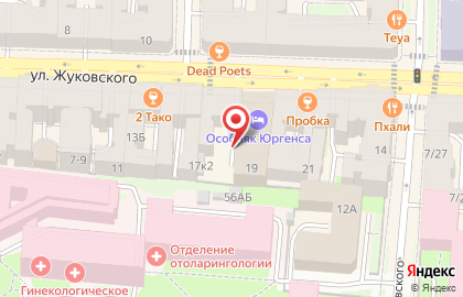 ЗАО АКБ Банкирский Дом на улице Жуковского на карте