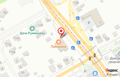 Кафе Панорама на улице Вячеслава Шишкова на карте