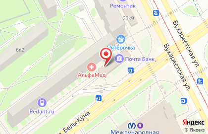 Магазин товаров для шитья в Фрунзенском районе на карте