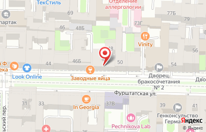 ЗАО Банкомат, МКБ Москомприватбанк на Фурштатской улице на карте