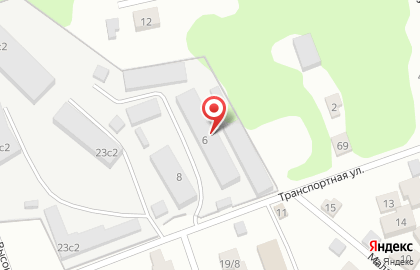 Компания Мособлэнерго на Транспортной улице на карте
