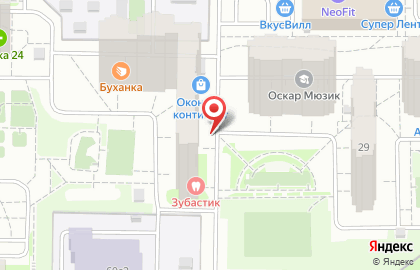 ООО Оконный Континент на Молодёжной улице на карте