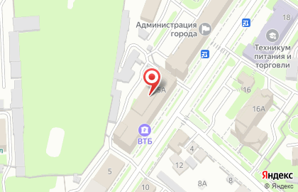 Банкомат Банк ВТБ 24 в Ленинском районе на карте