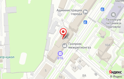 Министерство здравоохранения и социального развития Ульяновской области, Правительство Ульяновской области в Ленинском районе на карте