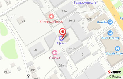 Гостиница Афоня на карте