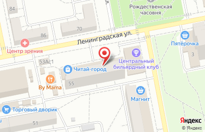 Багетная мастерская Вернисаж Тольятти на улице Ленинградской на карте
