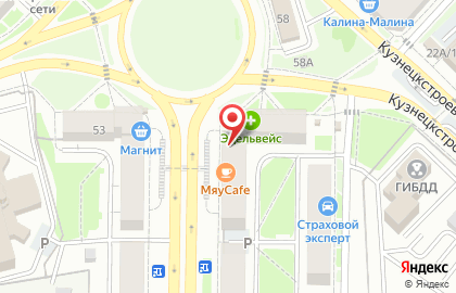 КББ на проспекте Металлургов на карте