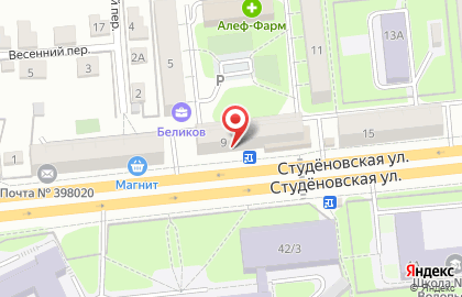 Магазин Алкобренд на ​Студёновской на карте