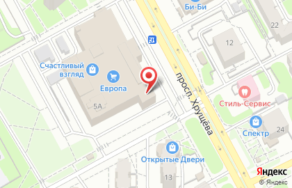 Аско-центр на проспекте Хрущёва на карте