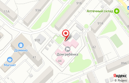 Орский специализированный дом ребенка на карте