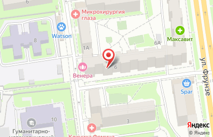 Магазин алкогольной продукции Винный на улице Фрунзе на карте