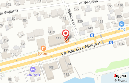 Кафе Кавказская пленница в Краснодаре на карте