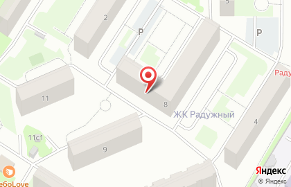 Салон в Казани на карте