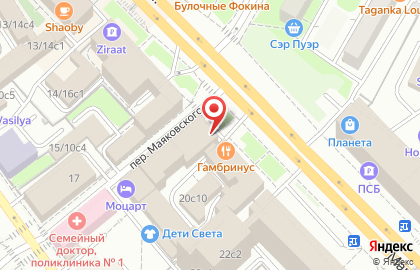 Московская корпорация связи на карте