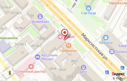 Московская корпорация связи на карте