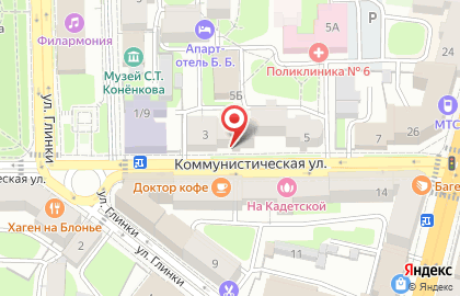 Мебельный салон Кухни из Германии на Коммунистической улице на карте