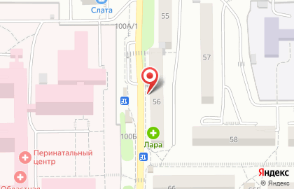 Парикмахерская Алекса в Свердловском районе на карте